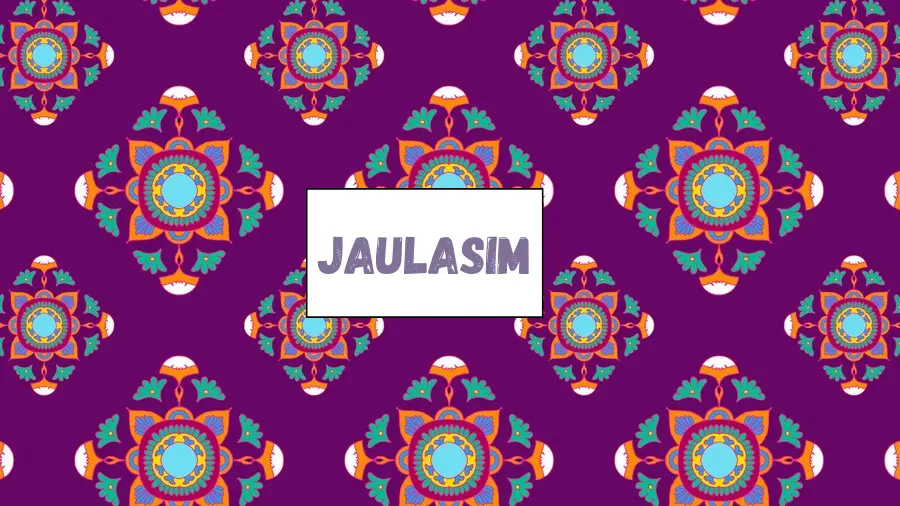 An intricate Jaulasim design blending traditional patterns with modern elements, symbolizing the fusion of ancient art and contemporary innovation.