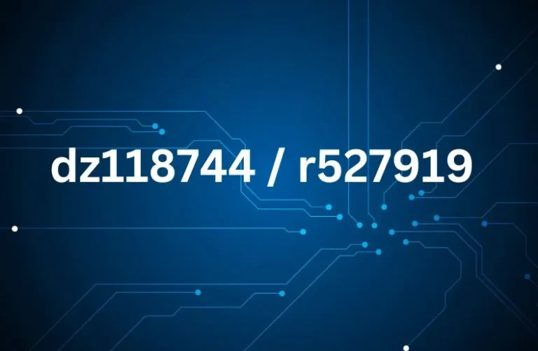 “Dz118744 / r527919: Essential Codes in Tech Today”