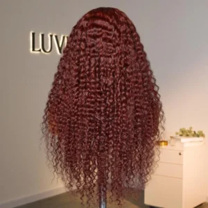 Red Wig Human Hair